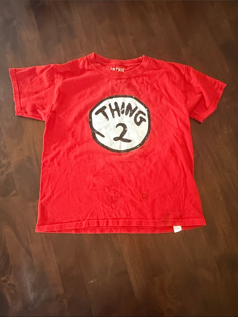Kids 'Thing 2' Red Graphic Tee